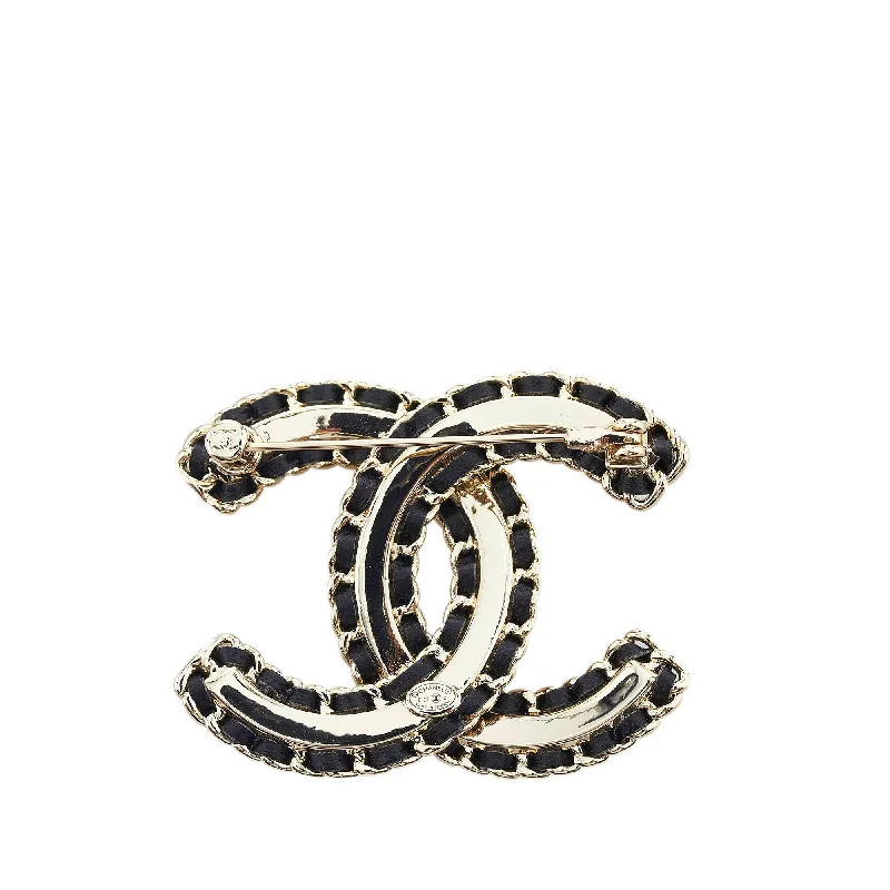 Chanel CC Rhinestone Brooch (c5GS4r)