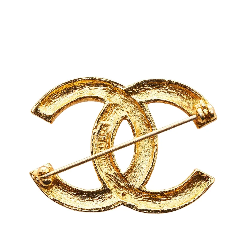 Chanel CC Rhinestone Brooch (gj10o8)