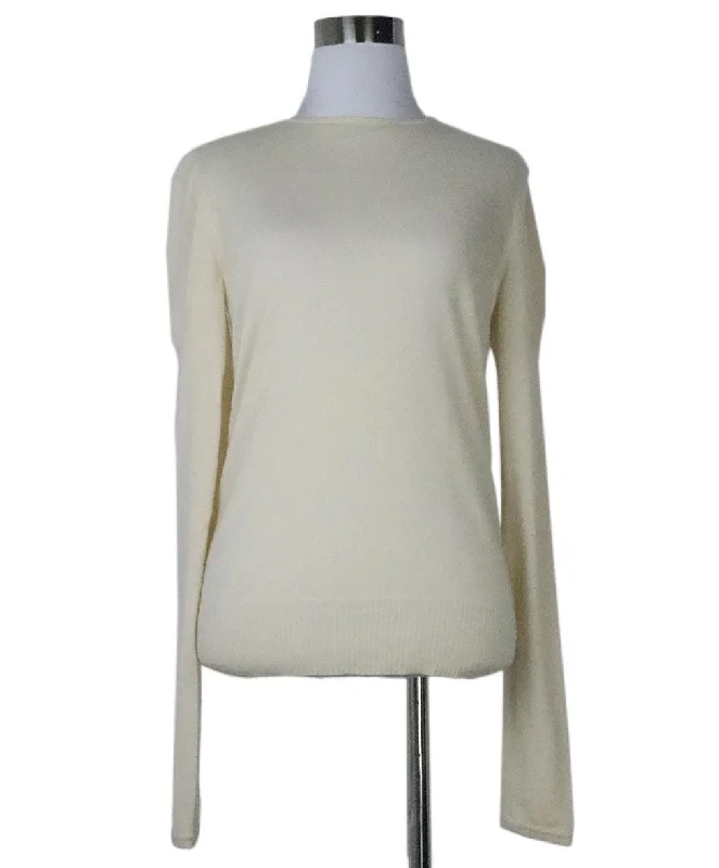 Chanel Ivory Cashmere Sweater sz 6