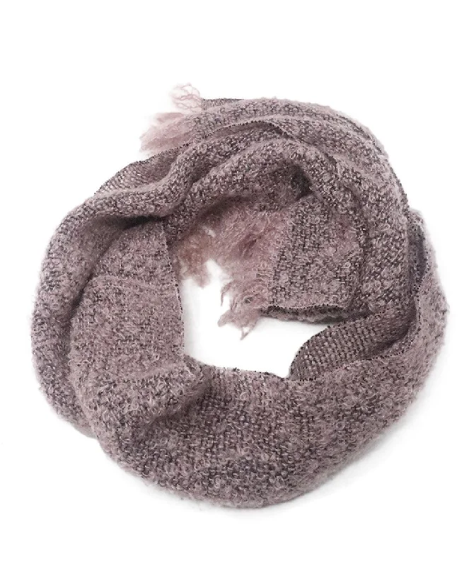 Chanel Mauve Mohair Scarf