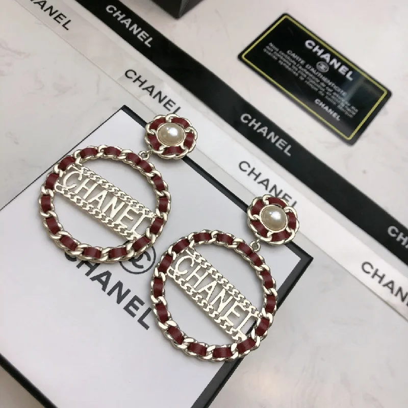 Chanel round earrings