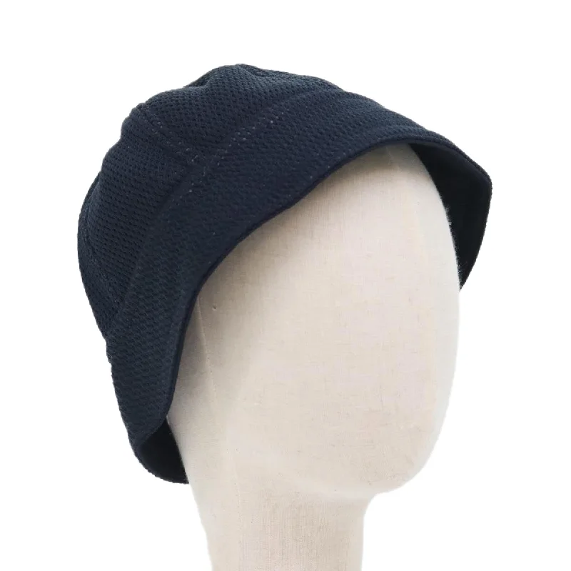 CHANEL Sports Line Hat cotton Black CC  am6872