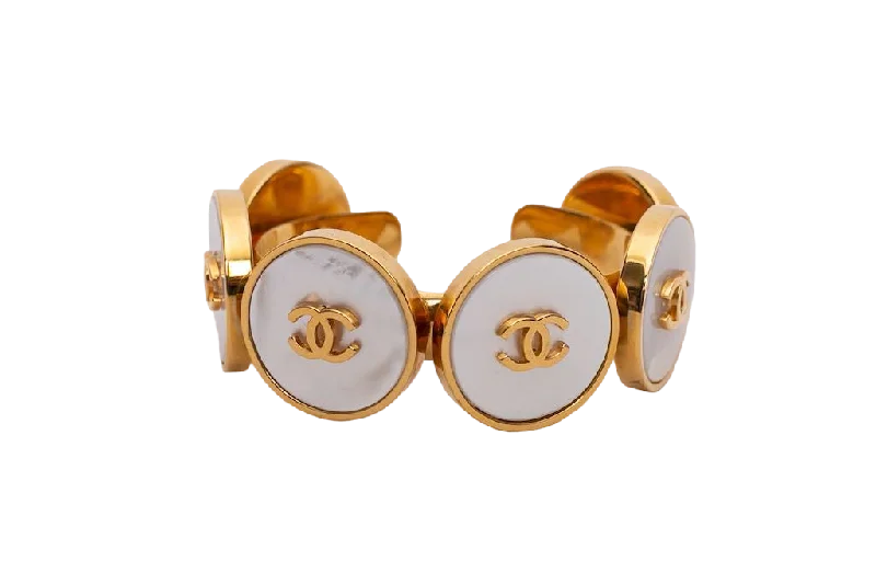 Bracelet nacré Chanel 1990s