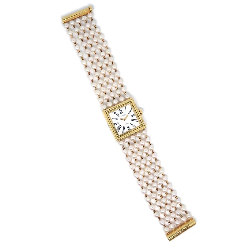 CHANEL 1989 Mademoiselle Watch 18KYG #M 22131