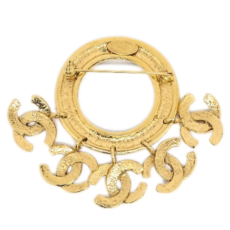 CHANEL 1994 Brooch 24k Gold Plating ao34563