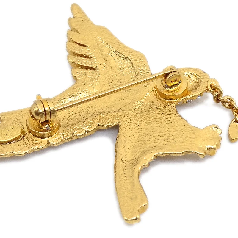 Chanel 2001 Eagle Crystal Brooch Pin