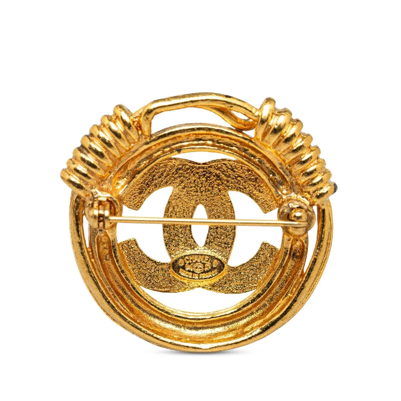 CHANEL CC Brooch Costume Brooch