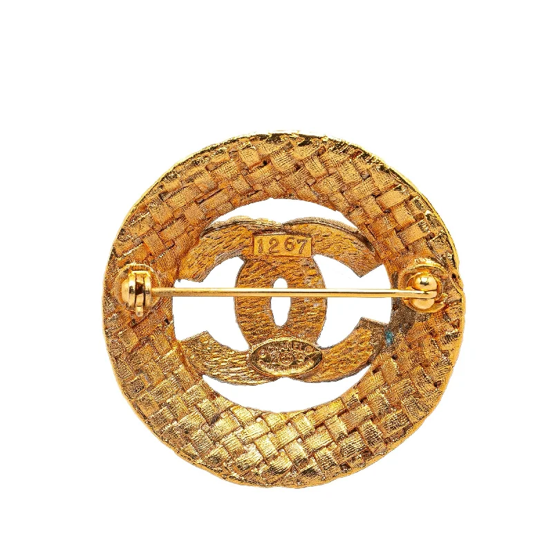 CHANEL CC Brooch Costume Brooch