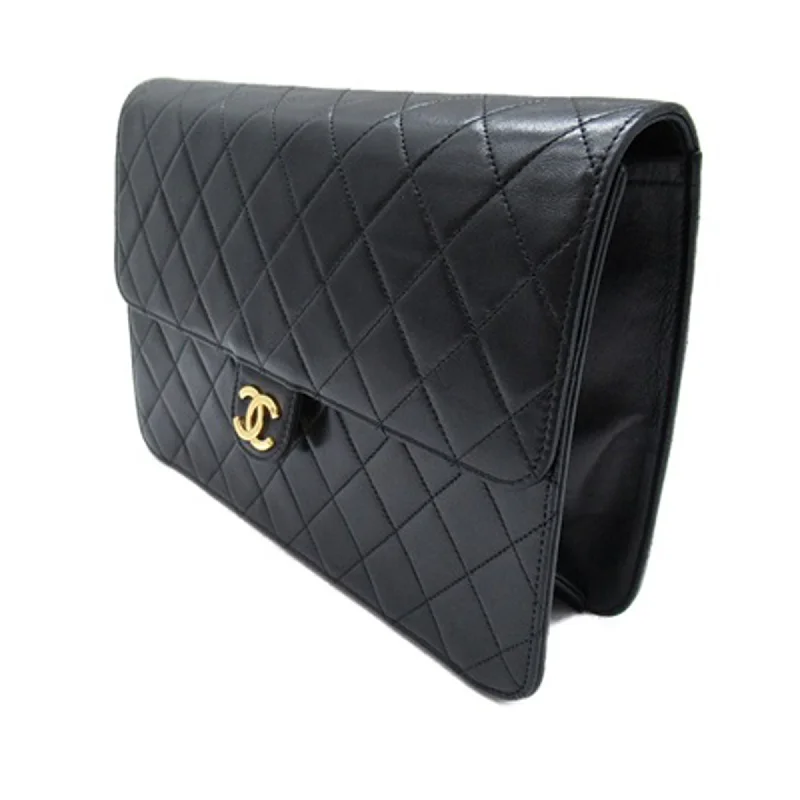 CHANEL CC Quilted Lambskin Single Flap Crossbody Bag