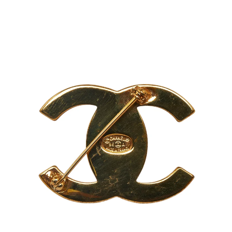 CHANEL CC Turn-Lock Brooch Costume Brooch