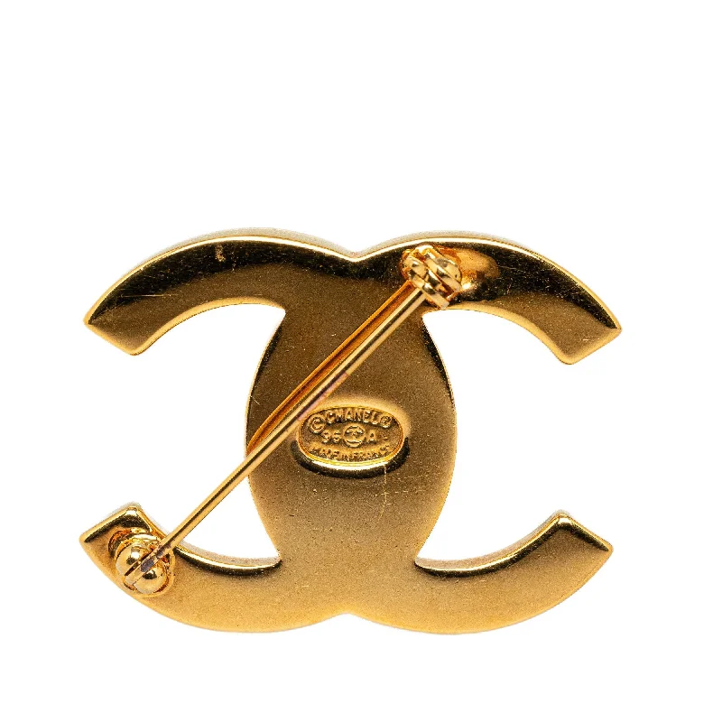 CHANEL CC Turn-Lock Brooch Costume Brooch