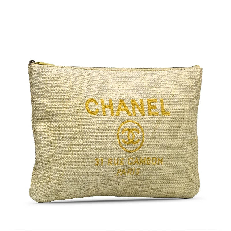 CHANEL Deauville O Case Clutch Bag