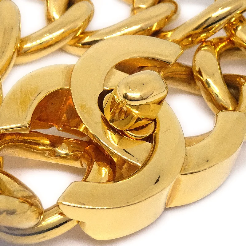 ★CHANEL Turnlock Gold Bracelet 95P