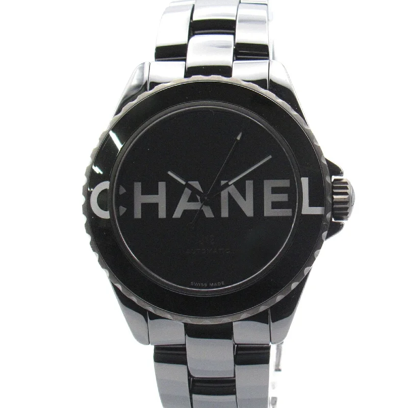 Chanel CHANEL J12 Wanted de Watch Ceramic Men's Black H7418