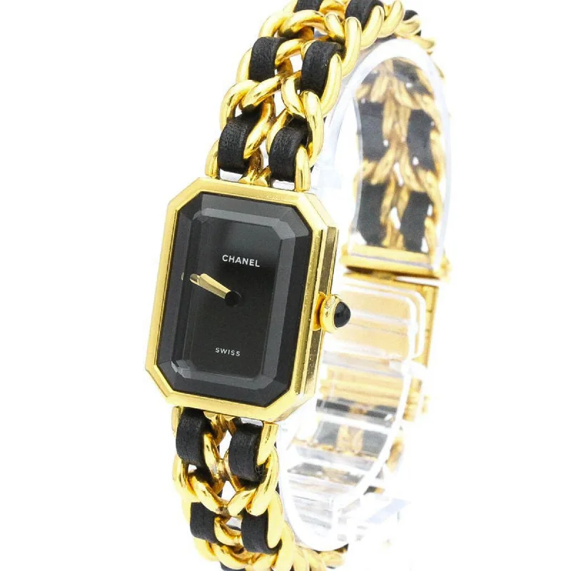 CHANEL Premiere Size M Gold Plated Quartz Ladies Watch H0001 BF563438