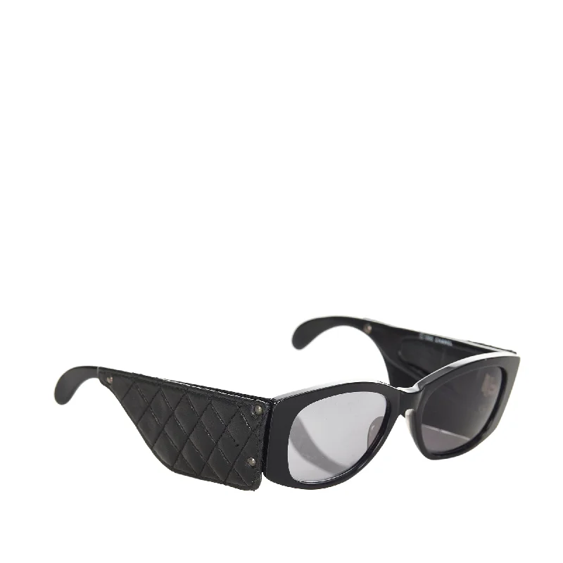 Tinted Sunglasses Black Quilted